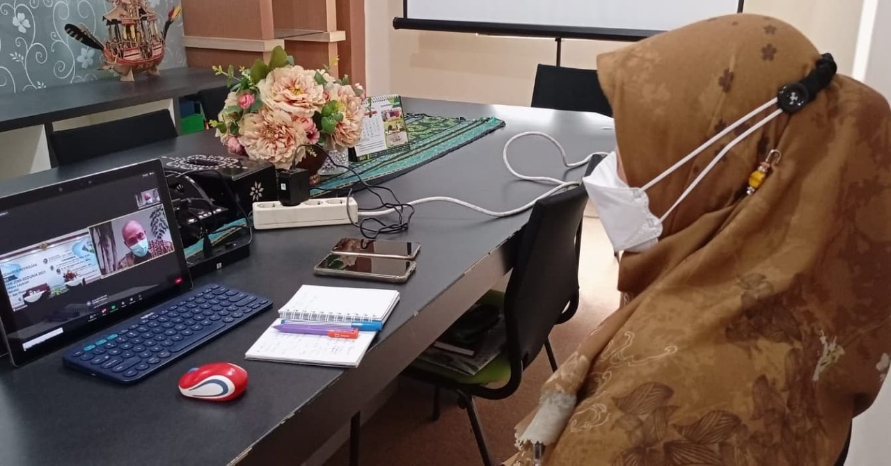 DIREKTUR RSJ MUTIARA SUKMA HADIRI WEBINAR HJKS